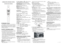 Thumbnail of document Data Sheet - HHP886U Manometer w/Datalogging & USB